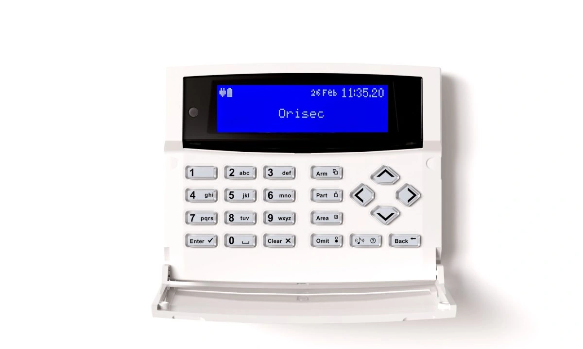 'Orisec White Built in Wireless Expander Hinged Cover Keypad'